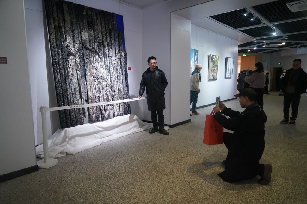 北碚区2026年迎新春美术作品展启幕