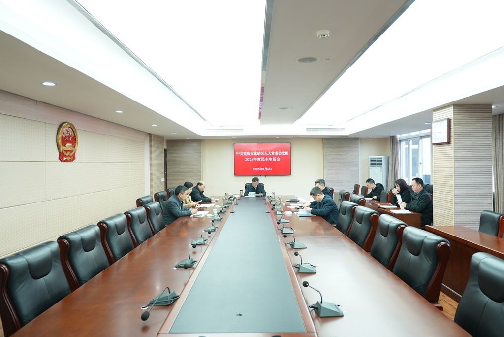 区人大常委会党组召开2025年度民主生活会